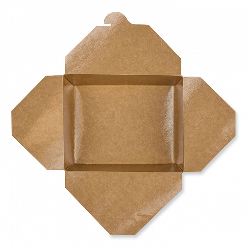 Reclosable Kraft Take-Out Box, 54 oz, 8.51 x 6.3 x 1.8, Brown, Paper, 200/Carton (PAPERBOX2)
