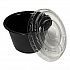 Souffle/Portion Cups, 4 oz, Plastic, Black, 2,500/Carton (PRTN4BL)