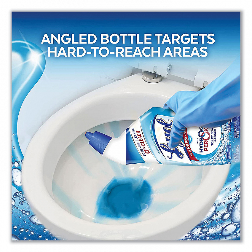 Toilet Bowl Cleaner with Hydrogen Peroxide, Ocean Fresh Scent, 24 oz Angle-Neck Bottle (98011EA)
