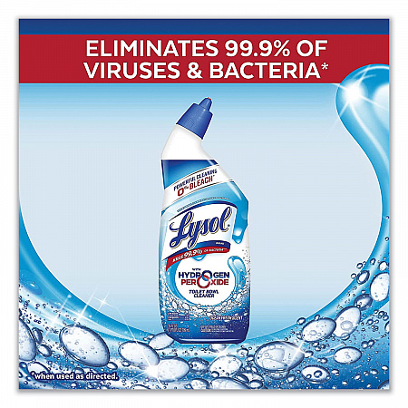 Toilet Bowl Cleaner with Hydrogen Peroxide, Ocean Fresh Scent, 24 oz Angle-Neck Bottle (98011EA)