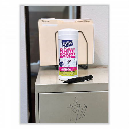 Dry Erase Board Cleaner Wipes, 7 x 12, 40/Canister (42703EA)