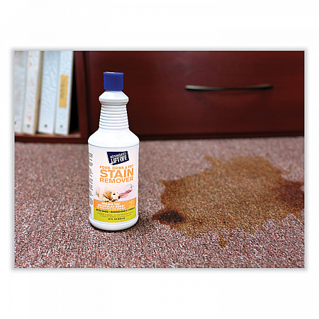 Food/Beverage/Protein Stain Remover, Unscented, 32 oz Pour Bottle, 6/Carton (40503)