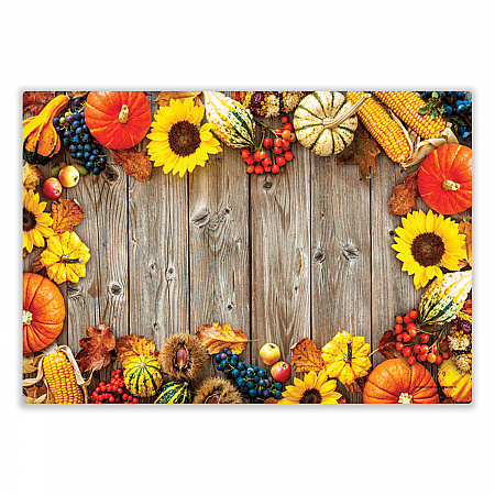 Placemats, Three Autumn Days Photo Designs, Smooth Surface, Straight Edges, 14