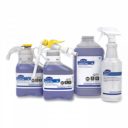 Glance Glass and Multi-Surface Cleaner Spray Bottle, 32 oz, Clear, 12/Carton (D1231138)