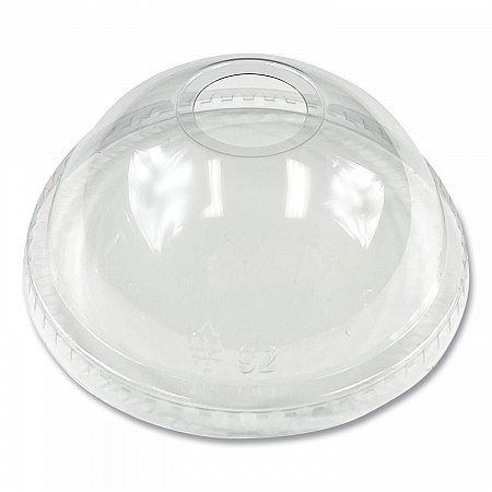 PET Cold Cup Dome Lids, Fits 9 oz to 10 oz Cold Cups, Plastic, Clear, 1,000/Carton (PET910DOME)