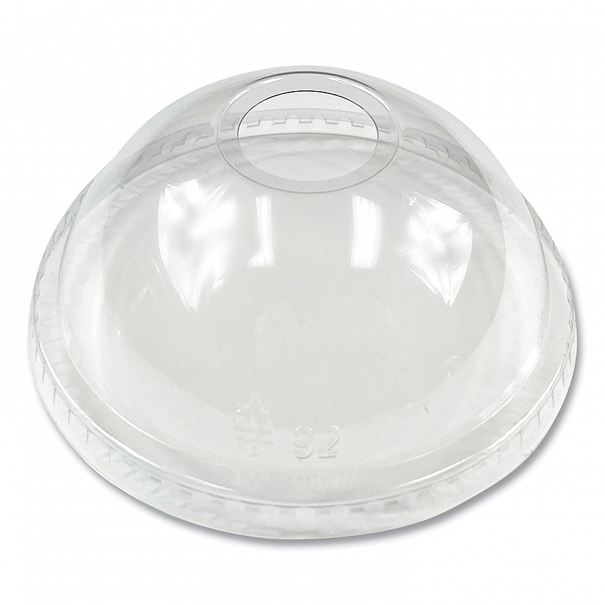 PET Cold Cup Dome Lids, Fits 9 oz to 10 oz Cold Cups, Plastic, Clear, 1,000/Carton (PET910DOME)