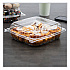 ClearSeal Hinged-Lid Plastic Containers, 9.3 x 8.83 x 3, Clear, 200/Carton (PET95PST1)