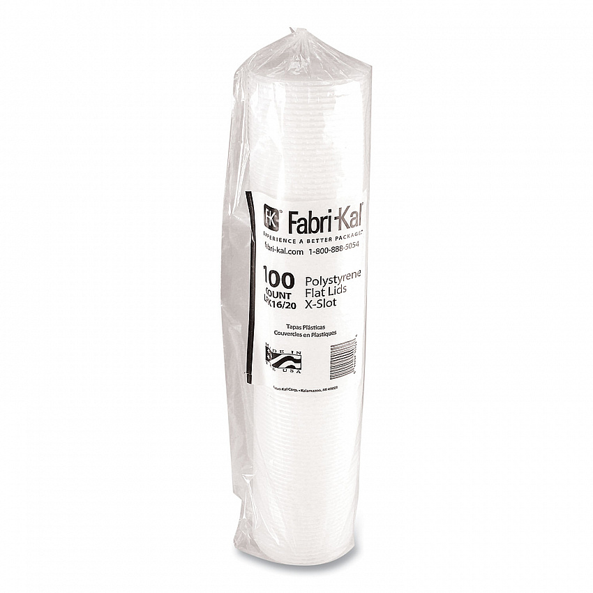 RK Cup Lids, Fits 16 oz to 20 oz Cold Cups, Plastic, Translucent, 1,000/Carton (LRK1620)