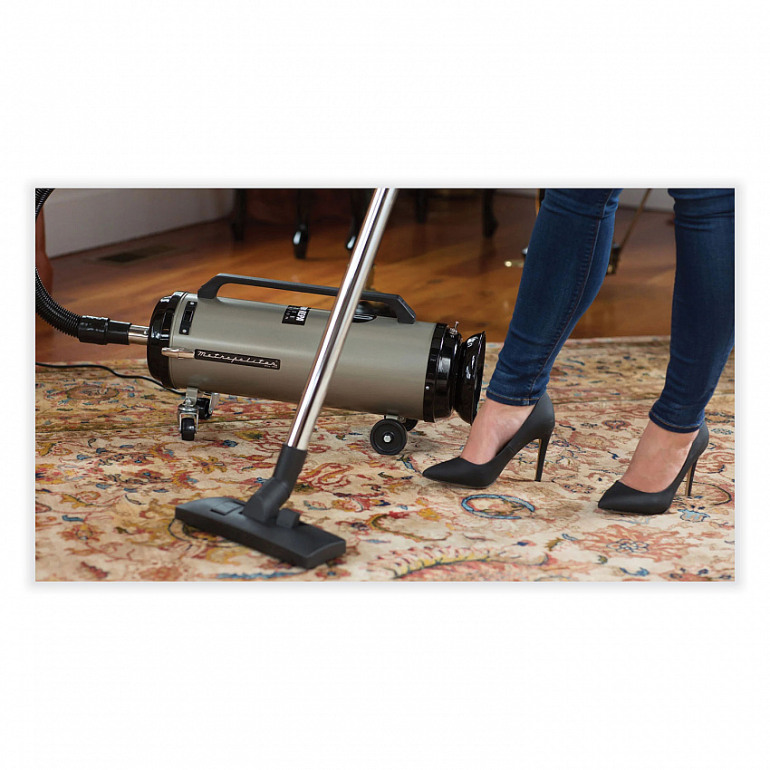Metropolitan Professionals Canister Vacuum, 11.25 A Current, Black (104577942)