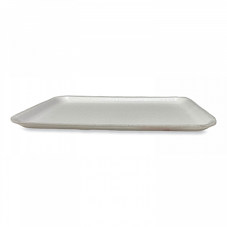 Meat Trays, 13.81 x 9.25 x 0.71, White, Foam, 100/Carton (1014WH)