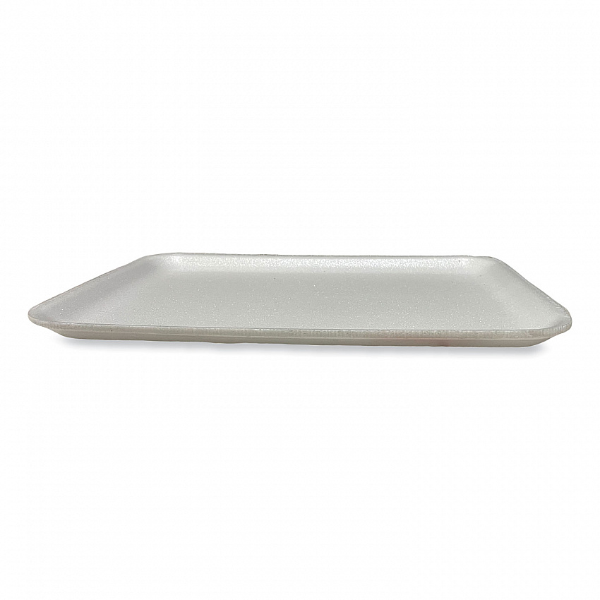 Meat Trays, 13.81 x 9.25 x 0.71, White, Foam, 100/Carton (1014WH)