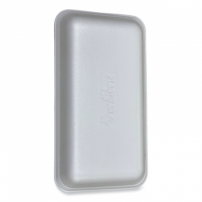 Meat Trays, #15P, 14.44 x 7.88 x 1.37, White, Foam, 200/Carton (15PWH)