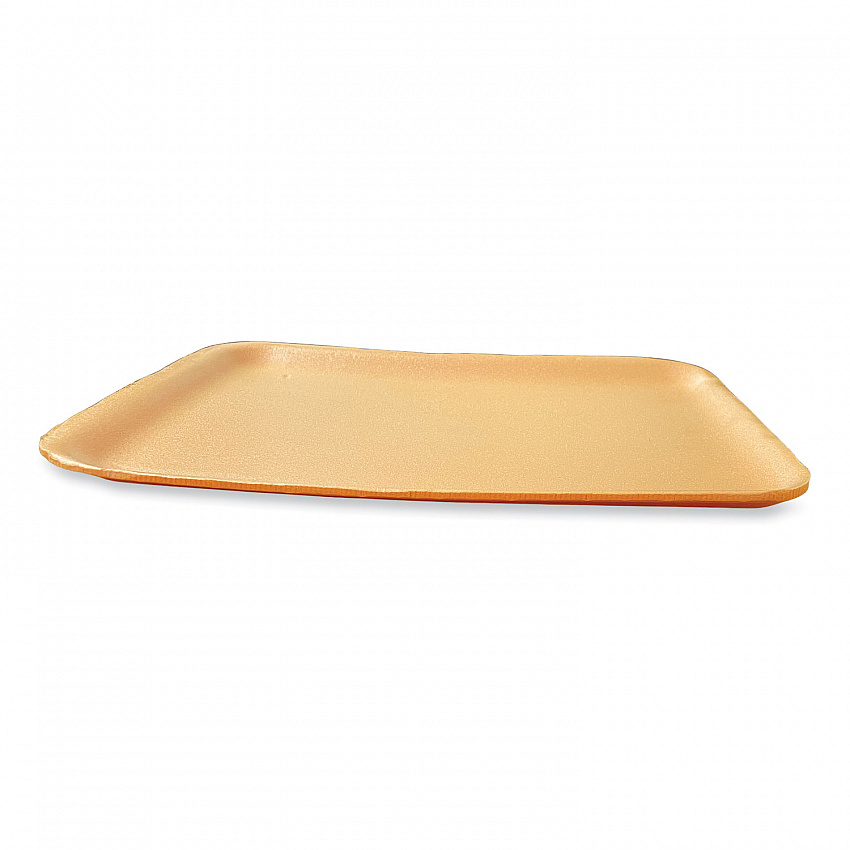 Meat Trays, 13.81 x 9.25 x 2.7, Yellow, Foam, 100/Carton (1014YEL)