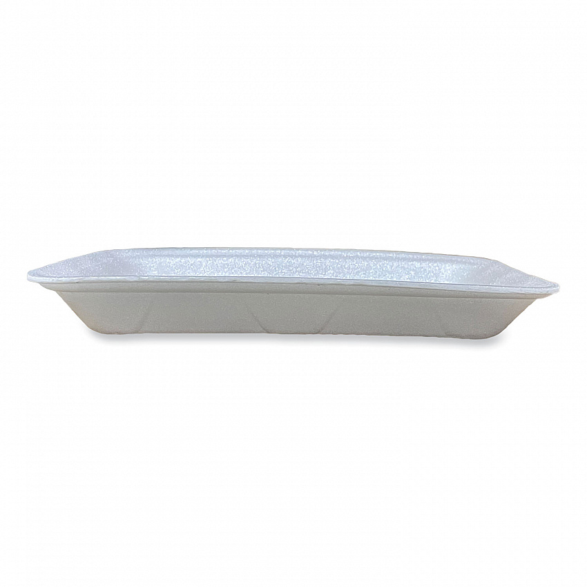 Meat Trays, #4D, 9.47 x 7.12 x 1.32, White, Foam, 500/Carton (4DWH)