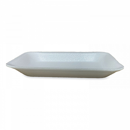 Meat Trays, #8P, 10.8 x 8.82 x 1.5, White, Foam, 200/Carton (8PWH)