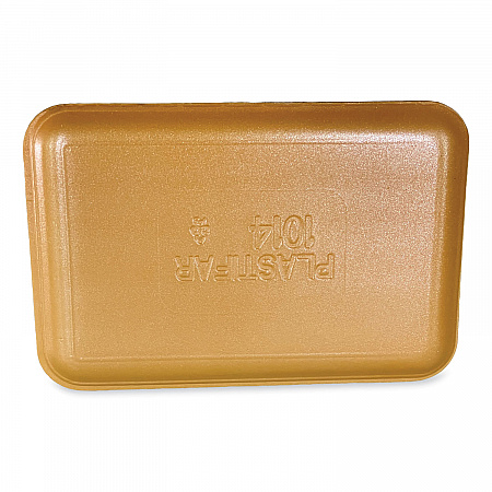 Meat Trays, 13.81 x 9.25 x 2.7, Yellow, Foam, 100/Carton (1014YEL)