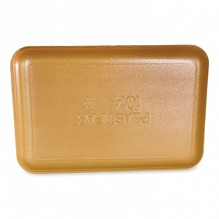 Meat Trays, 13.81 x 9.25 x 2.7, Yellow, Foam, 100/Carton (1014YEL)