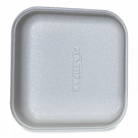 Meat Trays, #1, 5.38 x 5.38 x 1.07, White, Foam, 500/Carton (1WH)
