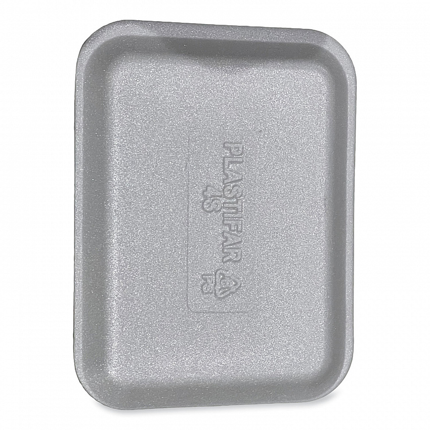 Meat Trays, #4S, 9.5 x 7.25 x 0.5, White, Foam, 500/Carton (4SWH)