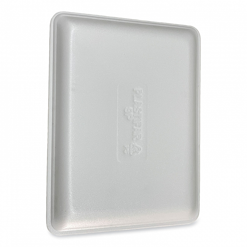 Meat Trays, #9P, 12.25 x 9.25 x 0.62, White, Foam, 200/Carton (9PWH)