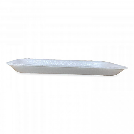 Meat Trays, #2S, 8.5 x 6 x 0.7, White, Foam, 500/Carton (2SWH)