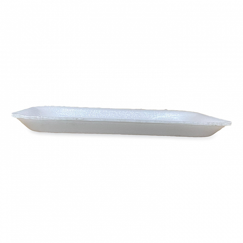 Meat Trays, #2S, 8.5 x 6 x 0.7, White, Foam, 500/Carton (2SWH)