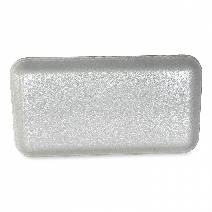 Meat Trays, #10S, 10.93 x 5.75 x 0.63, White, Foam, 500/Carton (10SWH)