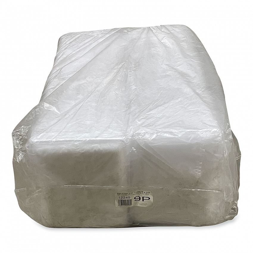 Meat Trays, #9P, 12.25 x 9.25 x 0.62, White, Foam, 200/Carton (9PWH)