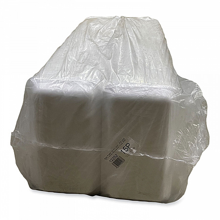 Meat Trays, #15P, 14.44 x 7.88 x 1.37, White, Foam, 200/Carton (15PWH)
