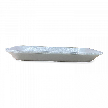 Meat Trays, #2, 8.5 x 6.03 x 1.11, White, Foam, 500/Carton (2WH)