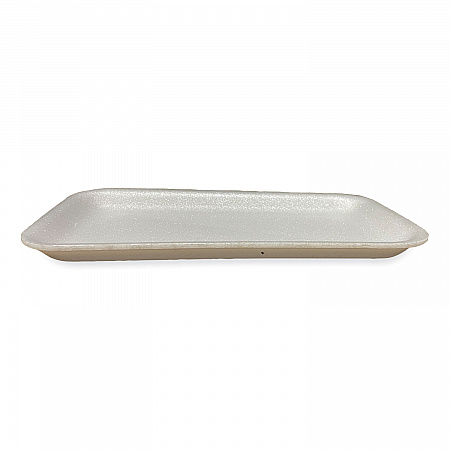 Meat Trays, #17S, 8.5 x 4.69 x 0.64, White, Foam, 500/Carton (17SWH)