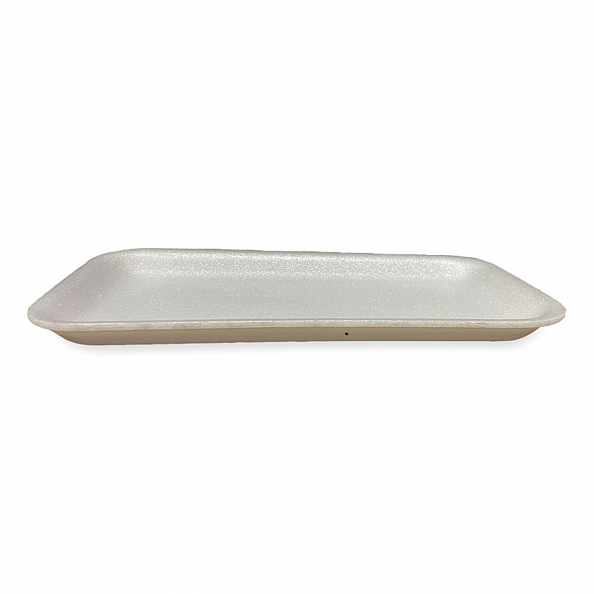 Meat Trays, #17S, 8.5 x 4.69 x 0.64, White, Foam, 500/Carton (17SWH)