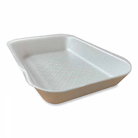 Meat Trays, #2D, 8.56 x 6.1 x 1.2, White, Foam, 500/Carton (2DWH)