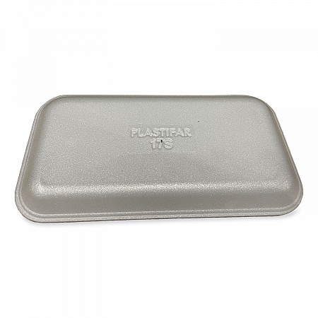 Meat Trays, #17S, 8.5 x 4.69 x 0.64, White, Foam, 500/Carton (17SWH)