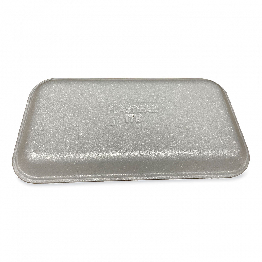 Meat Trays, #17S, 8.5 x 4.69 x 0.64, White, Foam, 500/Carton (17SWH)
