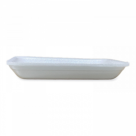 Meat Trays, #3P, 8.7 x 6.6 x 1.1, White, Foam, 400/Carton (3PWH)