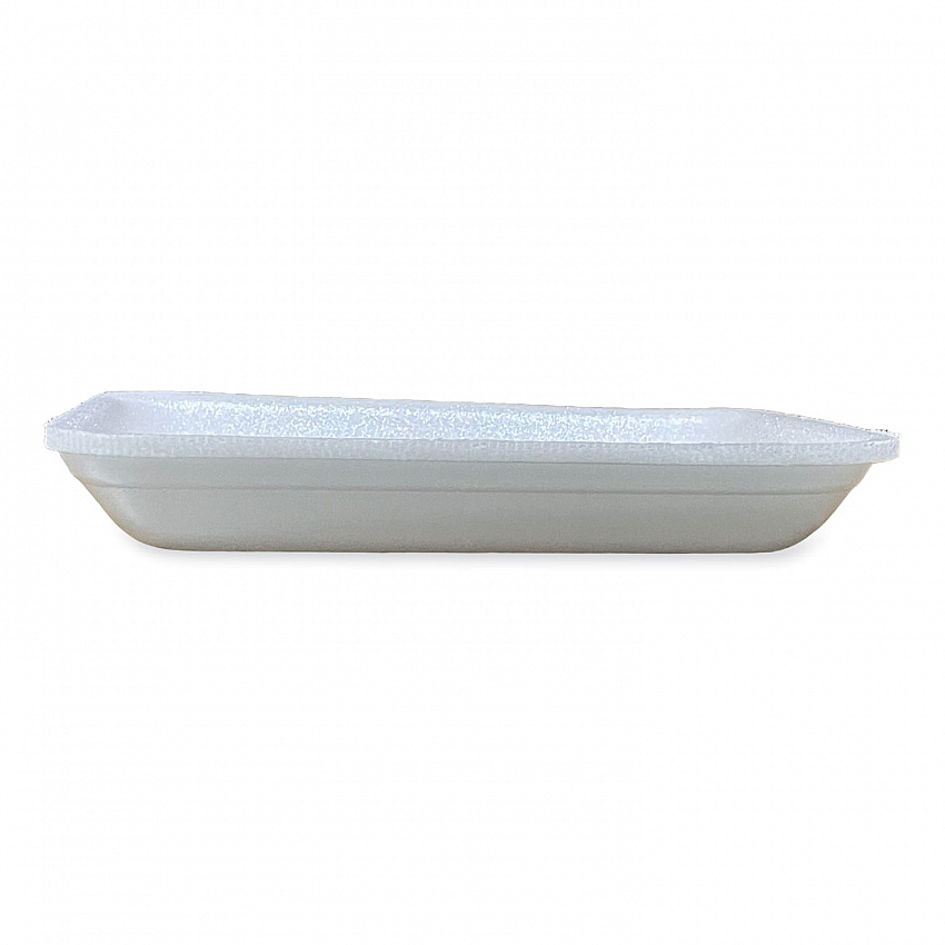 Meat Trays, #3P, 8.7 x 6.6 x 1.1, White, Foam, 400/Carton (3PWH)
