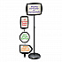 Magnetic Dry Erase Floor Stand Signs, White 15