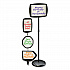 Magnetic Dry Erase Floor Stand Signs, White 15