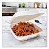 Hinged Lid Containers, 8.25 x 8 x 3, White, Plastic, 150/Carton (85MFPPHT1R)