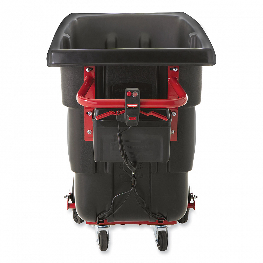 0.5 cu yd Motorized Roto Tilt Truck, 850 lb Capacity, Black (2173519)