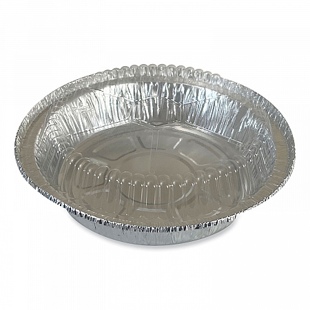 Round Aluminum To-Go Container Lids, Flat Lid, 7