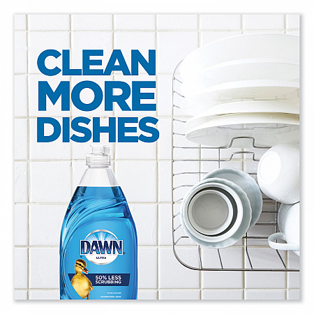 Liquid Dish Detergent, Dawn Original Scent, 7.5 oz Bottle, 12/Carton (08285)