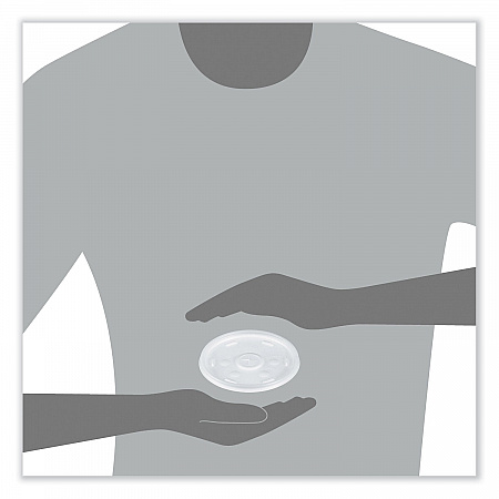 Cold Cup Lids, Fits 8 oz to 32 oz Cold Cups/Containers, Plastic, Translucent, 100/Sleeve, 10 Sleeves/Carton (20SL)