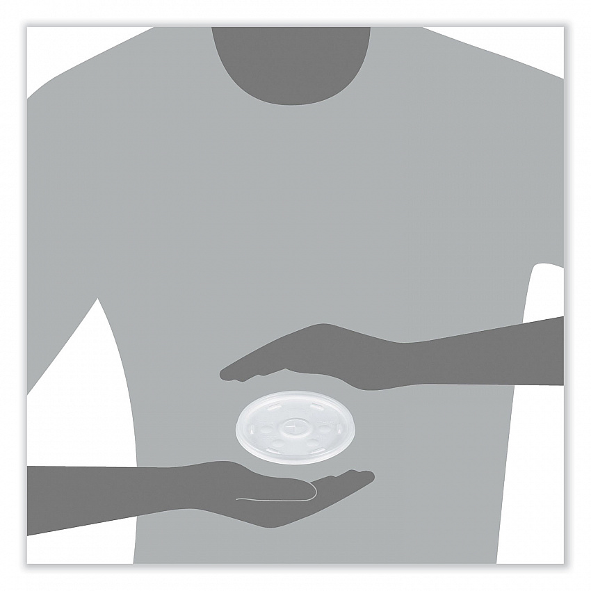 Cold Cup Lids, Fits 8 oz to 32 oz Cold Cups/Containers, Plastic, Translucent, 100/Sleeve, 10 Sleeves/Carton (20SL)