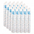 Horizon Hot/Cold Foam Drinking Cups, 44 oz, White/Ocean Blue, 15/Bag, 20 Bags/Carton (44AJ32H)