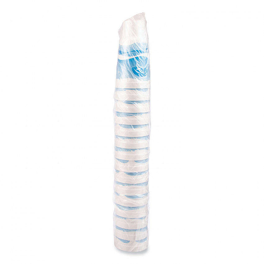 Horizon Hot/Cold Foam Drinking Cups, 44 oz, White/Ocean Blue, 15/Bag, 20 Bags/Carton (44AJ32H)