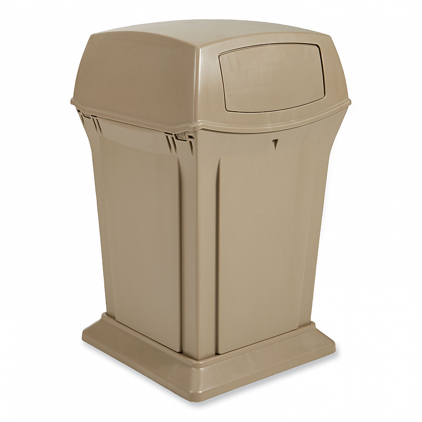 Ranger Fire-Safe Container, Two Doors, 45 gal, Structural Foam, Beige (917188BG)