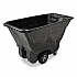 0.5 cu yd Structural Foam Tilt Truck, Standard Duty, 850 lb Capacity, Black (9T14BLA)