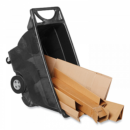 0.5 cu yd Structural Foam Tilt Truck, Standard Duty, 850 lb Capacity, Black (9T14BLA)